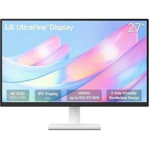 LG 27US500-W 27-inch 4k IPS Monitor