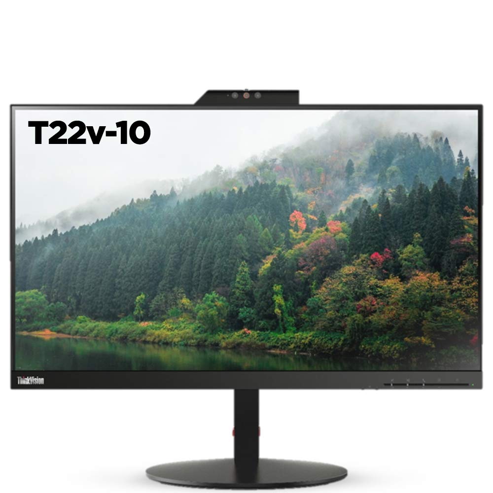 Lenovo Think Vision T22V-10 21.5 Inch LED Monitor with Webcam