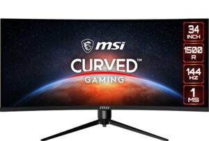 MSI Optix MAG342CQR 34 Inch Curved Gaming LCD Monitor