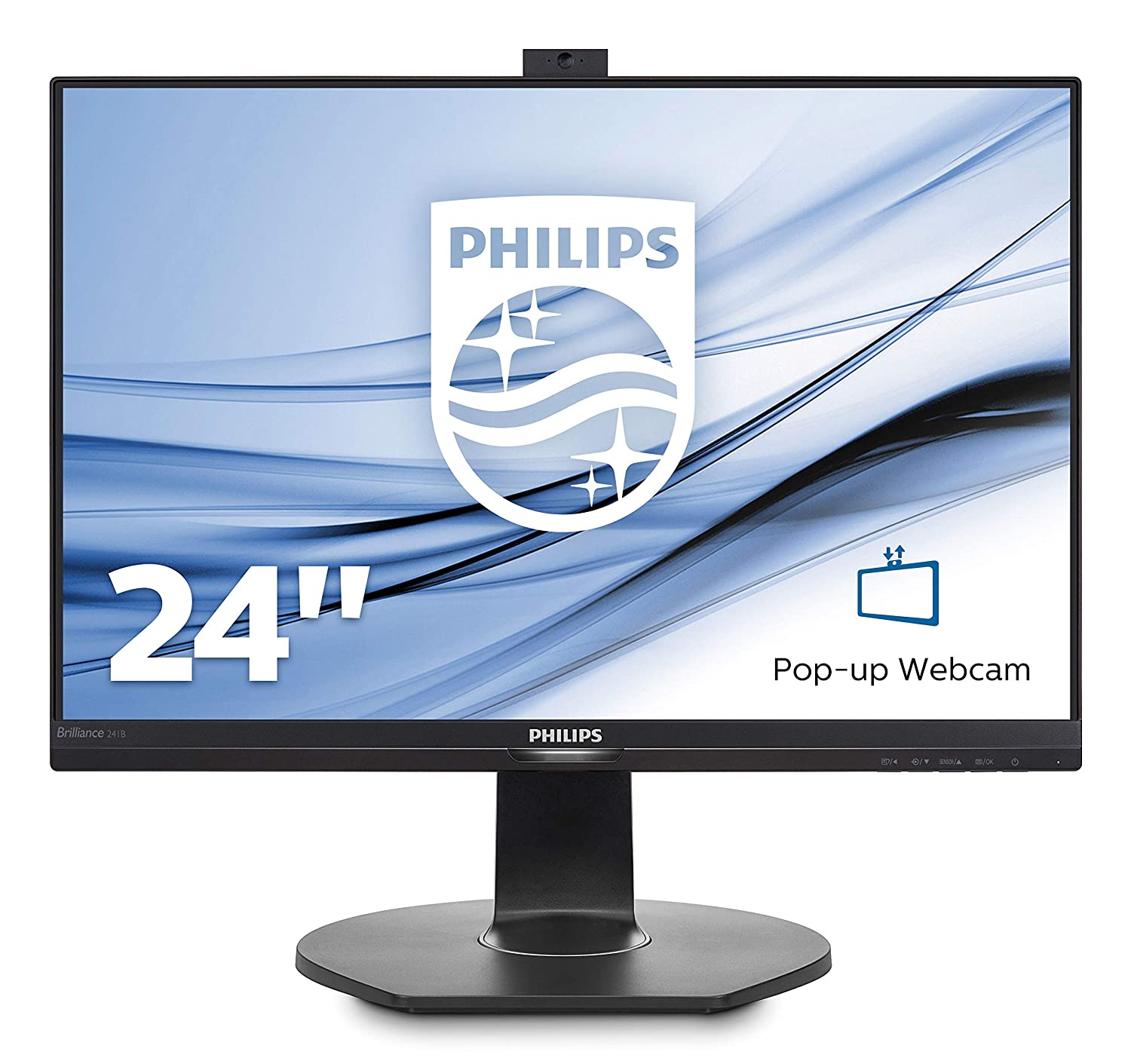 Philips 241B7QPJKEB/94 23.8 Inch Ips LED Monitor with Webcam