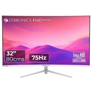 ZEBRONICS 32-inch LED Curved Monitor