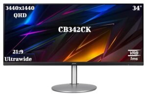 Acer CB342CK 34-inch IPS Ultrawide QHD LCD Monitor